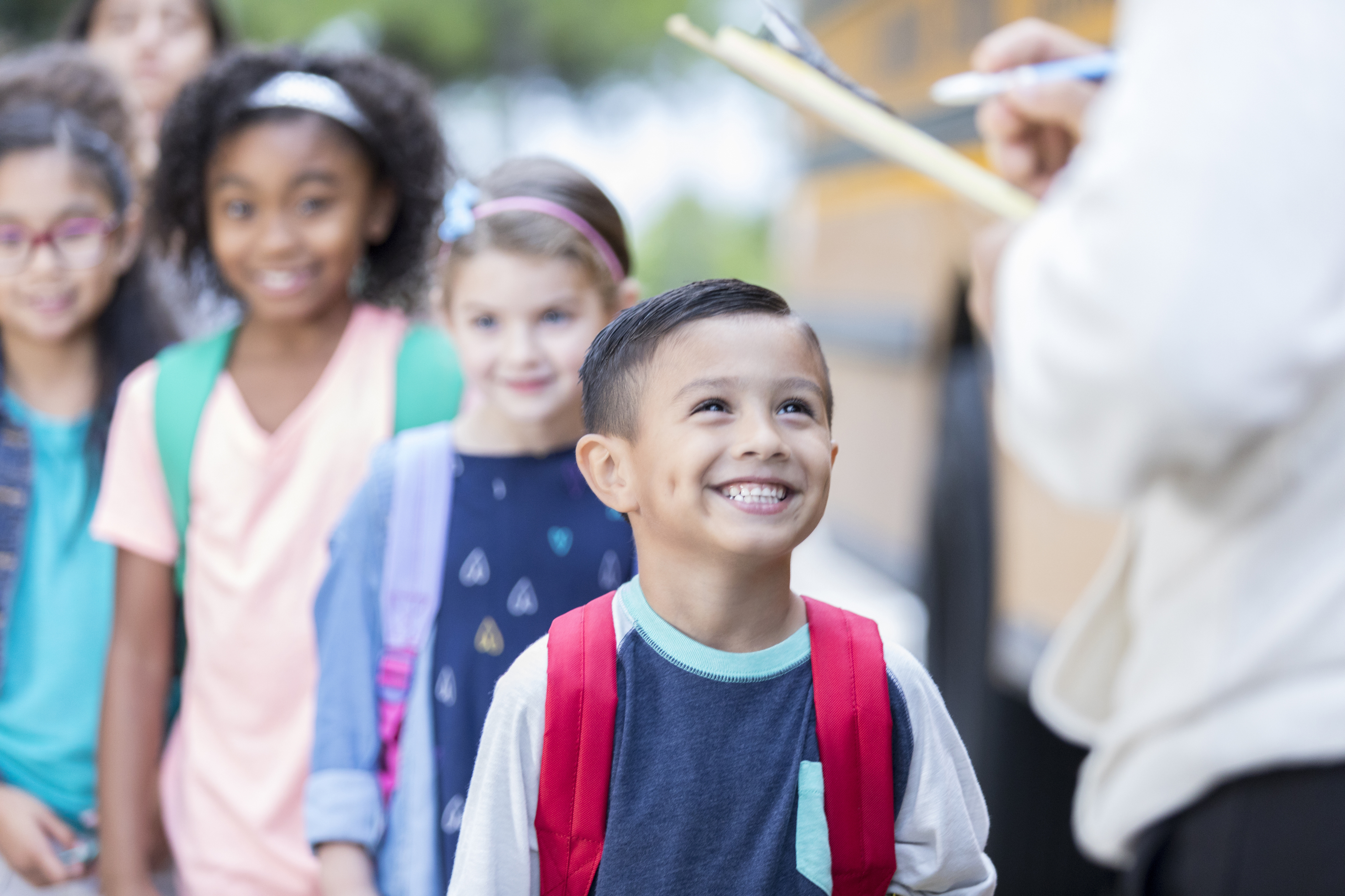 Children in line